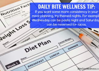 daily bite wellness tip meal planning