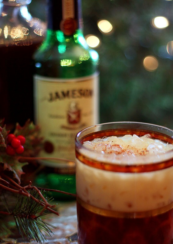 Kahlua eggnog
