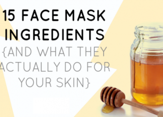 DIY Face Mask Ingredients