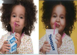 Childhood Obesity Ad Digitally Altered