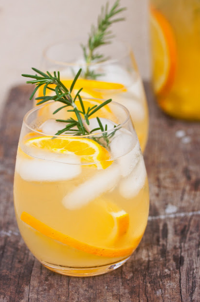 Citrus and Rosemary Iced Tea