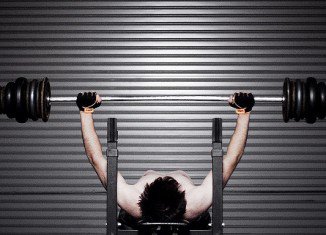 Bodybuilding Weight Lifting Benchpress - Protein Powder