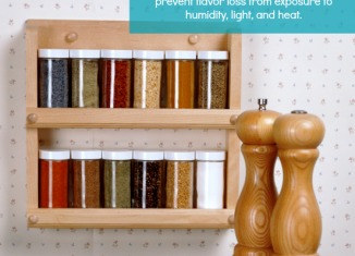 Daily Wellness Tip - Store Your Spices Properly