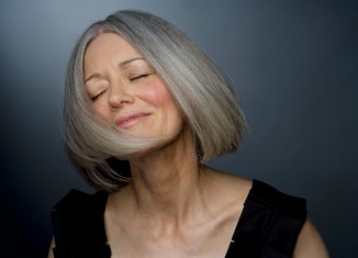 Woman With Gray Hair