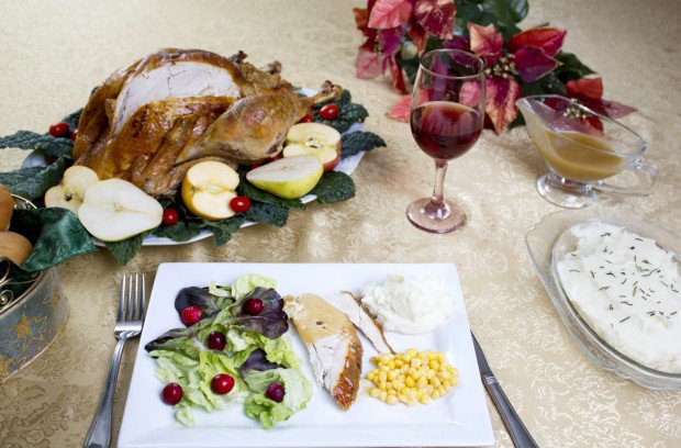 Thanksgiving Dinner Plate