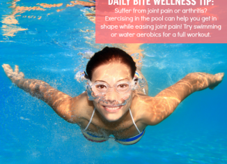daily wellness tip - water exercises for joint pain
