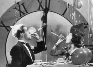 Black and White New Year's Eve