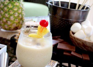 Campfire Colada for Thirsty Thursday Frozen Drinks