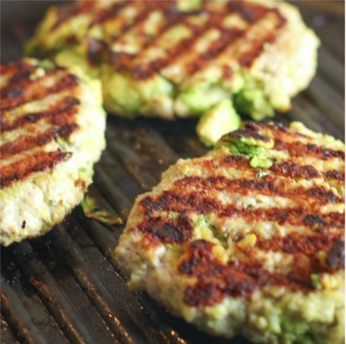 Chicken Avocado Burgers for Dinner and a Movie Valentines Day