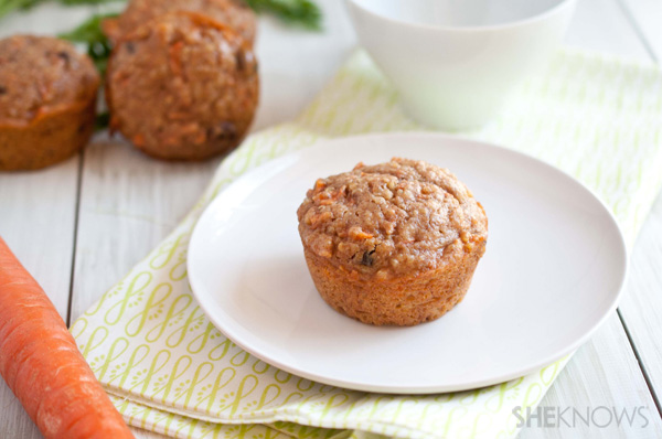 quinoa carrot cake muffins