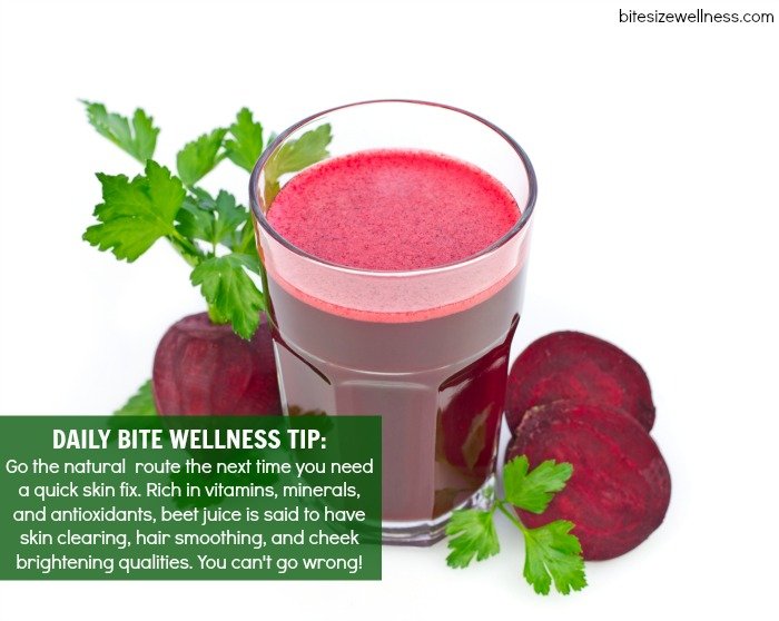 Daily Bite Wellness Tip Beet Juice Benefit