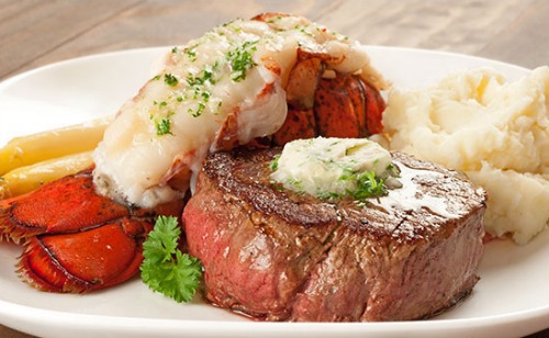 Surf and Turf for Dinner and a Movie Titanic