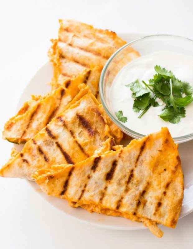 buffalo chicken quesadillas cinco de mayo