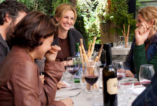 Dinner and a Movie: Inspirational Movies to Get You to the Weekend Eat, Pray, Love + Caprese Panini (via Food Network)