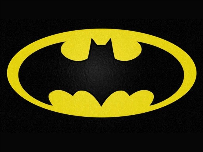 classic batman logo for dinner and a movie